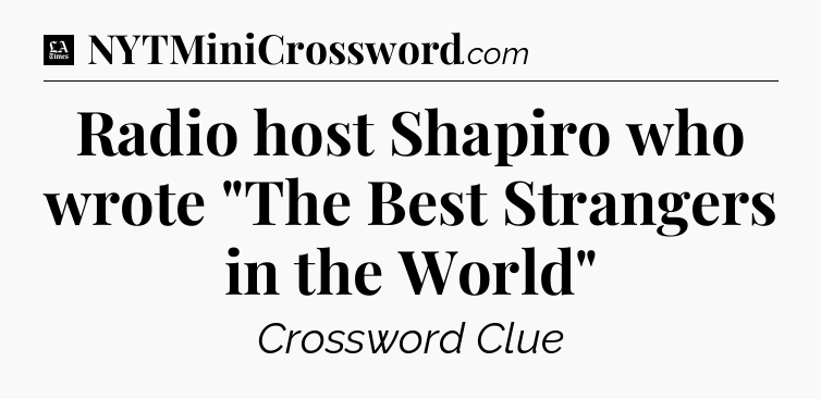 Radio host Shapiro who wrote 