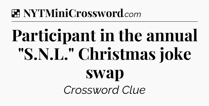 Solution: Participant in the annual 