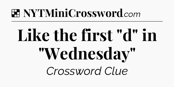 Solution: Like the first 