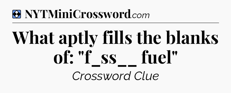 Solution: What aptly fills the blanks of: 