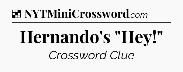 Solution: Hernando's 