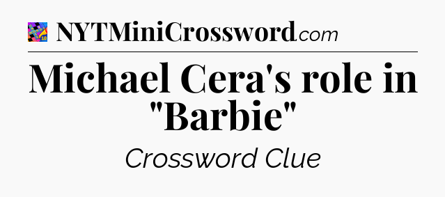 Michael Cera's role in 