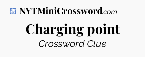 Charging point Puzzle Page Crossword Clue