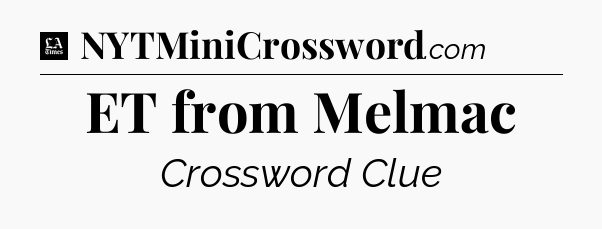 ET from Melmac - LA Times Crossword