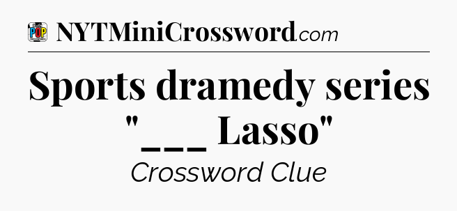 Sports dramedy series 