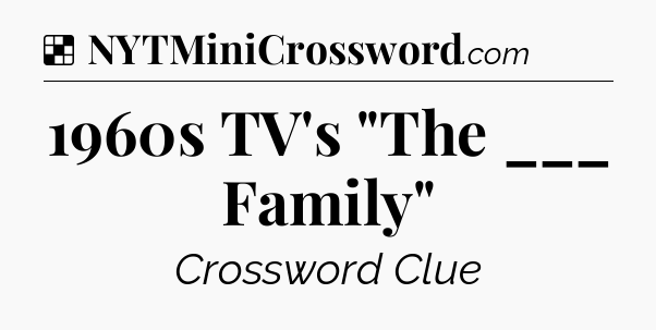 Solution: 1960s TV's 