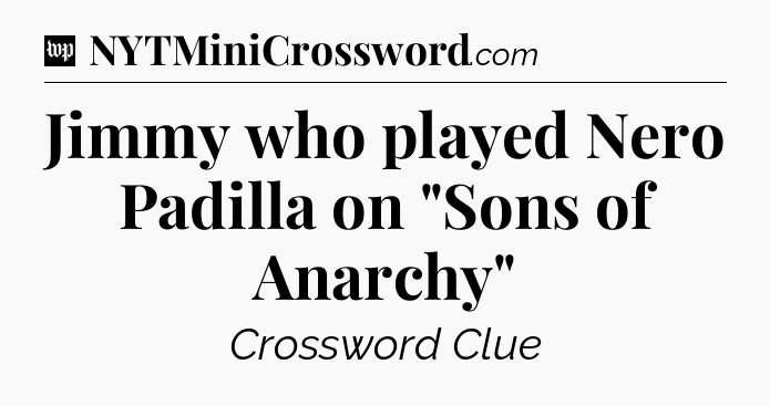 Jimmy who played Nero Padilla on 