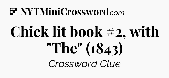 Solution: Chick lit book #2, with 