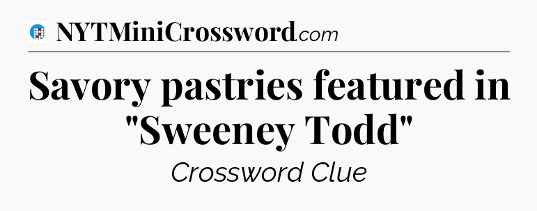 Savory pastries featured in 