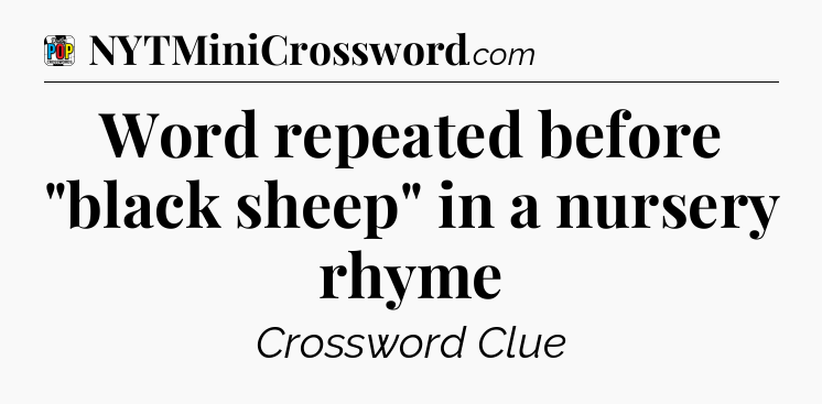 Word repeated before 