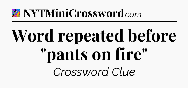 Word repeated before 