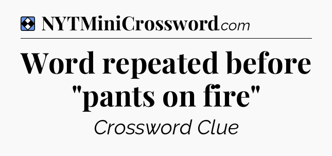 Solution: Word repeated before 
