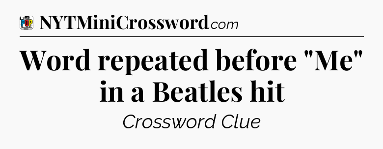 Word repeated before 