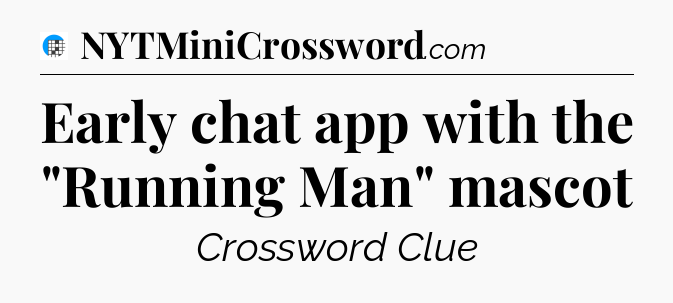 Early chat app with the 
