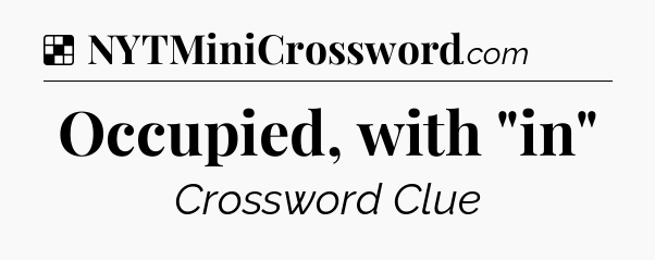 Solution: Occupied, with 