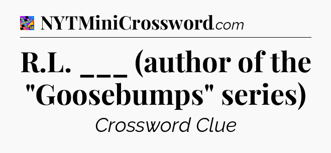 R.L. ___ (author of the 