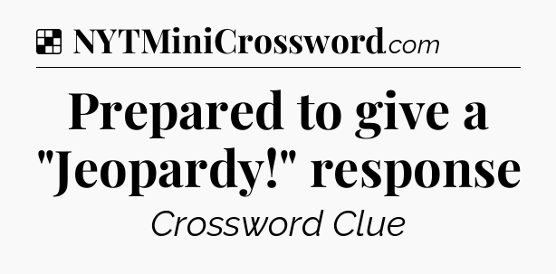 Solution: Prepared to give a 