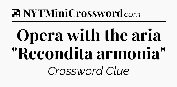 Solution: Opera with the aria 