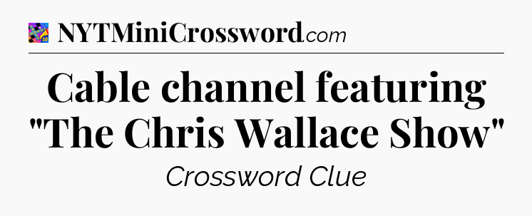 Cable channel featuring 