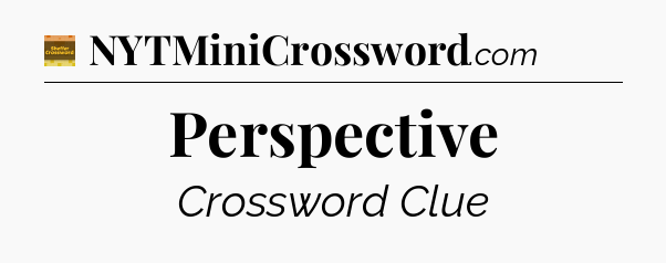 Perspective - Eugene Sheffer Crossword