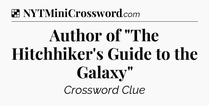 Solution: Author of 
