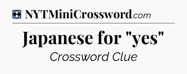 Solution: Japanese for 