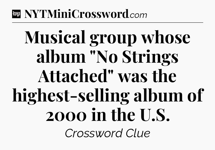 Musical group whose album 