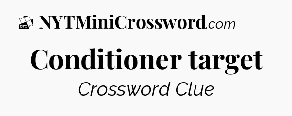 Conditioner target - Daily Themed Classic Crossword