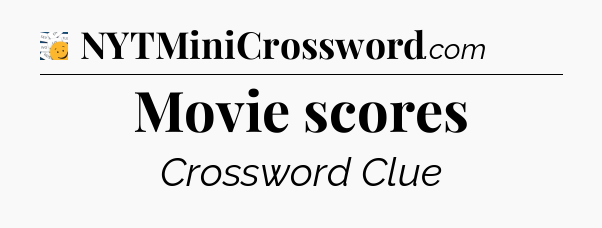 Movie scores - 7 Little Words