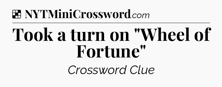 Solution: Took a turn on 