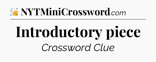 Introductory piece - 7 Little Words