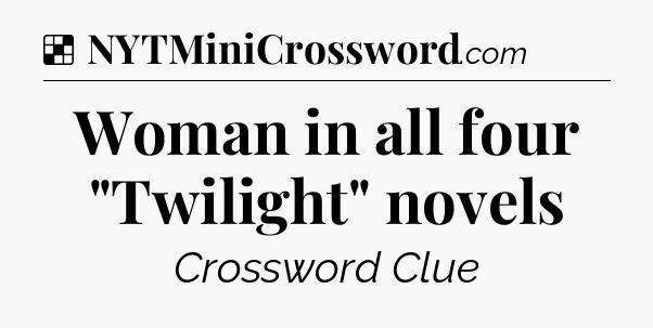 Solution: Woman in all four 