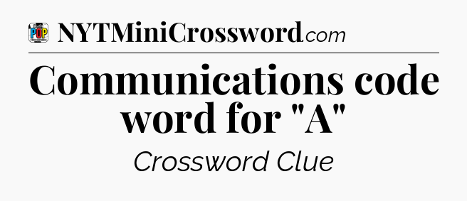 Communications code word for 