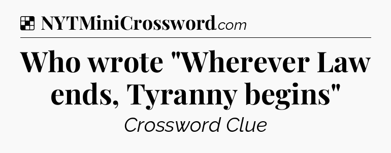 Solution: Who wrote 