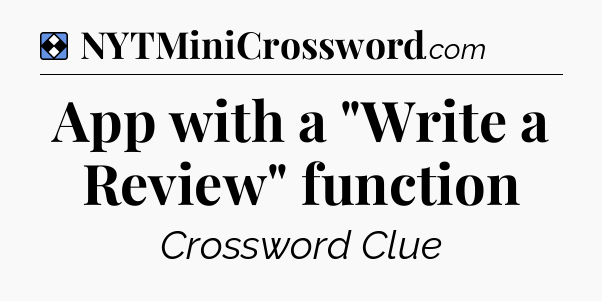 Solution: App with a 
