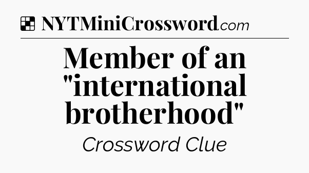 Solution: Member of an 