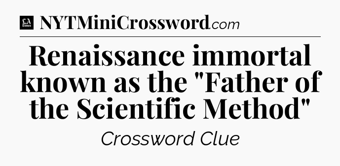 Renaissance immortal known as the 