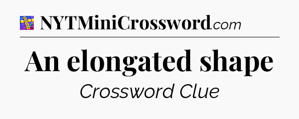 An elongated shape Codycross