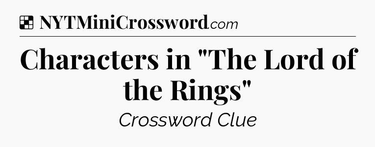 Solution: Characters in 