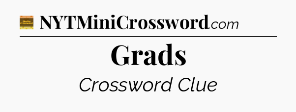 Grads - Eugene Sheffer Crossword