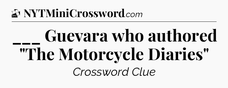 ___ Guevara who authored 