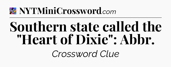 Southern state called the 