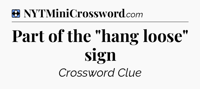 Solution: Part of the 