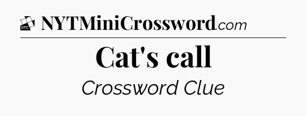Cat's call - Daily Themed Classic Crossword