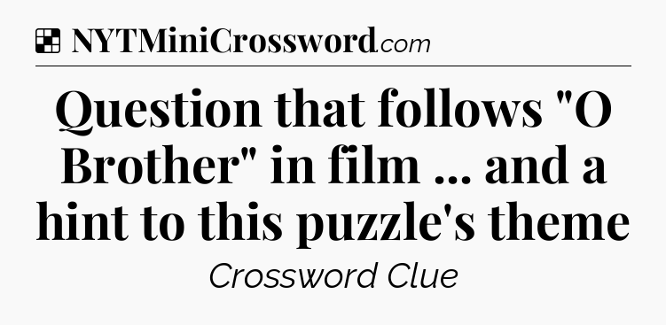 Solution: Question that follows 