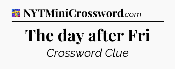 The day after Fri Codycross