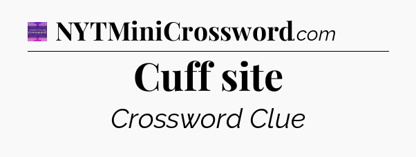 Cuff site - Thomas Joseph Crossword