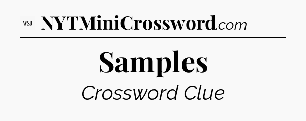 Samples - WSJ Crossword