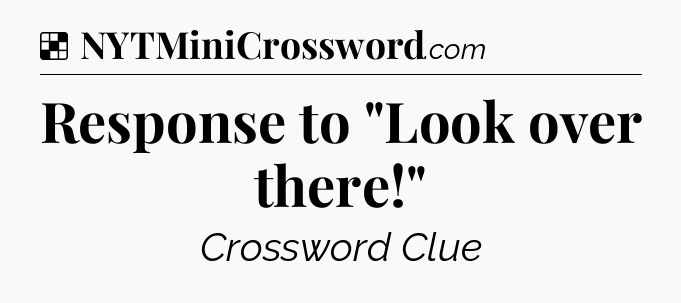 Solution: Response to 