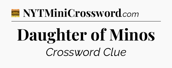 Daughter of Minos - Eugene Sheffer Crossword